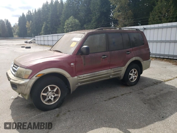 2002 Mitsubishi Montero XLS z VIN JA4MW31R52J069014, wystawiony jako Copart lot #71785804 z przebiegiem Nie podano mil oraz Czysty tytuł • Clean title. Historia ofert i sprzedaży dostępna na DreamBid. Obrazek 1.