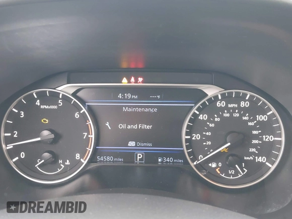 2022 Nissan Altima SR with VIN 1N4BL4CV7NN326103, listed as a IAAI auction lot 41644881 with 54,580 mi miles and . Bid and sale history available at DreamBid. Image 7.