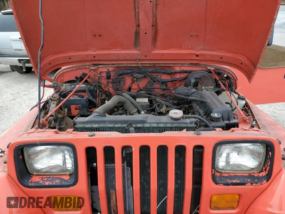 1995 Jeep Wrangler S with VIN 1J4FY19P5SP233644, listed as a Copart auction lot 48706875 with 101,221 mi miles and Clean Title. Bid and sale history available at carsss.com. Image 11.