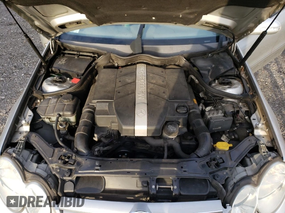 2005 Mercedes-Benz CLK 320 with VIN WDBTK65J35F121250, listed as a Copart auction lot 58970595 with 109,162 mi miles and Non repairable. Bid and sale history available at DreamBid. Image 11.