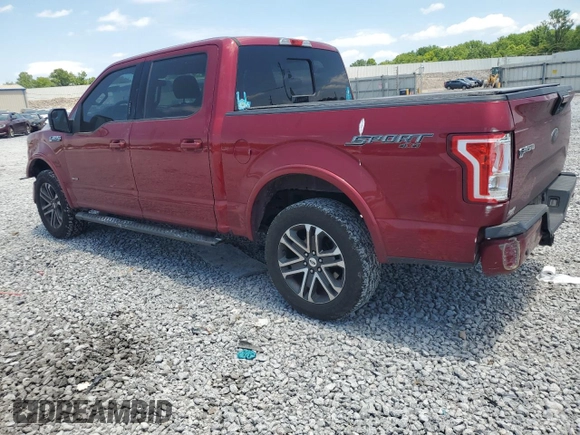 2016 Ford F-150 XLT with VIN 1FTEW1EG3GFC58231, listed as a Copart auction lot 57956055 with 132,975 mi miles and Salvage title. Bid and sale history available at DreamBid. Image 2.