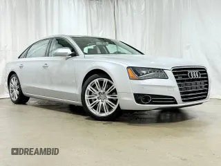 2012 Audi A8 L with VIN WAURVAFD1CN017810, listed as a Copart auction lot 55143005 with 52,109 mi miles and Clean Title. Bid and sale history available at carsss.com. Image 1.
