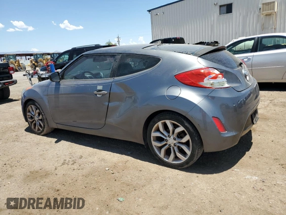 2013 Hyundai Veloster w/Black Int with VIN KMHTC6AD1DU166692, listed as a Copart auction lot 63905905 with 192,277 mi miles and Clean title. Bid and sale history available at DreamBid. Image 2.