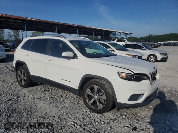 2019 Jeep Cherokee Limited with VIN 1C4PJLDB4KD347822, listed as a Copart auction lot 56195655 with 132,685 mi miles and Salvage title. Bid and sale history available at DreamBid. Image 4.
