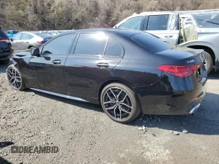2024 Mercedes-Benz C 300 with VIN W1KAF4GBXRR231973, listed as a Copart auction lot 53315435 with 3,291 mi miles and Salvage Title. Bid and sale history available at carsss.com. Image 2.