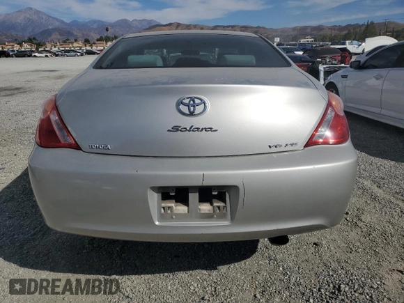 2005 Toyota Solara SE with VIN 4T1CA38P05U058585, listed as a Copart auction lot 75894714 with 176,597 mi miles and Salvage Title. Bid and sale history available at DreamBid. Image 6.