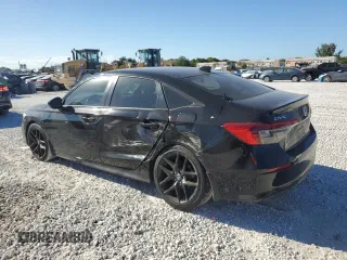 2024 Honda Civic Sedan Sport with VIN 2HGFE2F52RH587001, listed as a Copart auction lot 49578415 with 4,471 mi miles and Salvage Title. Bid and sale history available at carsss.com. Image 2.