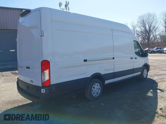 2021 Ford Transit Cargo with VIN 1FTBW3XG9MKA38848, listed as a IAAI auction lot 41838288 with 48,729 mi miles. Bid and sale history available at carsss.com. Image 4.