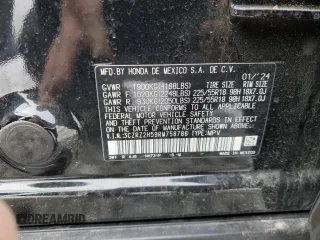 2024 Honda HR-V Sport with VIN 3CZRZ2H59RM758786, listed as a Copart auction lot 45756845 with 21,430 mi miles and Salvage Title. Bid and sale history available at carsss.com. Image 13.