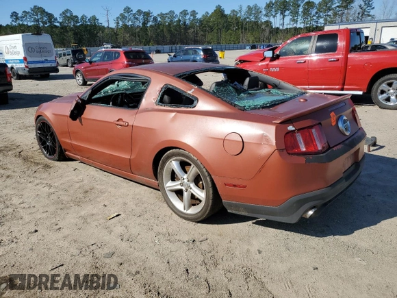 2011 Ford Mustang GT with VIN 1ZVBP8CF1B5135171, listed as a Copart auction lot 45503695 with Not Provided miles and Salvage Title. Bid and sale history available at carsss.com. Image 2.