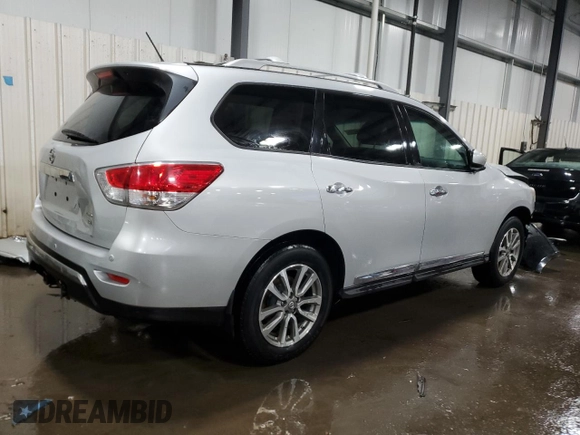 2013 Nissan Pathfinder Platinum with VIN 5N1AR2MM8DC626172, listed as a Copart auction lot 86076674 with 94,168 mi miles and Salvage Title. Bid and sale history available at carsss.com. Image 3.