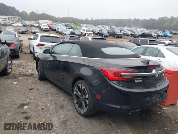 2017 Buick Cascada Premium with VIN W04WH3N54HG018409, listed as a IAAI auction lot 40767078 with 80,974 mi miles and . Bid and sale history available at DreamBid. Image 3.