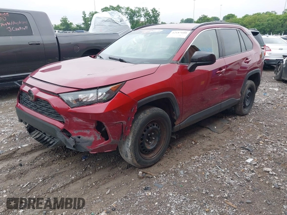 2019 Toyota RAV4 LE with VIN JTMH1RFV2KJ005625, listed as a IAAI auction lot 42187600 with 131,215 mi miles and . Bid and sale history available at DreamBid. Image 19.