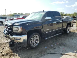 2016 GMC Sierra 1500 SLT with VIN 1GTV2NEC9GZ392952, listed as a Copart auction lot 71461064 with 103,767 mi miles and Salvage Title. Bid and sale history available at carsss.com. Image 1.