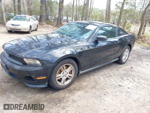 2012 Ford Mustang V6 Premium with VIN 1ZVBP8AM1C5205321, listed as a IAAI auction lot 41877052 with 120,412 mi miles. Bid and sale history available at carsss.com. Image 2.