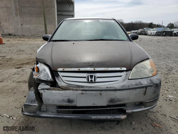 2003 Honda Civic DX with VIN 2HGES161X3H507494, listed as a Copart auction lot 49705445 with 331,819 mi miles and Salvage Title. Bid and sale history available at carsss.com. Image 5.