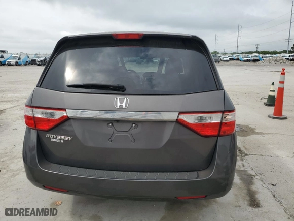 2013 Honda Odyssey EX with VIN 5FNRL5H43DB051650, listed as a Copart auction lot 50353545 with 136,693 mi miles and Salvage Title. Bid and sale history available at carsss.com. Image 6.