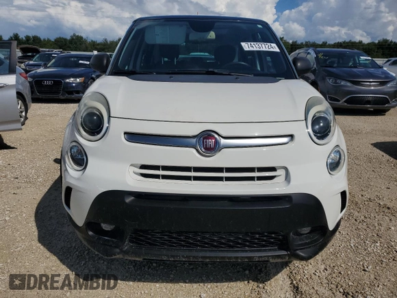 2017 FIAT 500L Trekking z VIN ZFBCFADH0HZ039862, wystawiony jako Copart lot #74137724 z przebiegiem 46 318 mil mil oraz Szkoda całkowita • Salvage title. Historia ofert i sprzedaży dostępna na DreamBid. Obrazek 5.