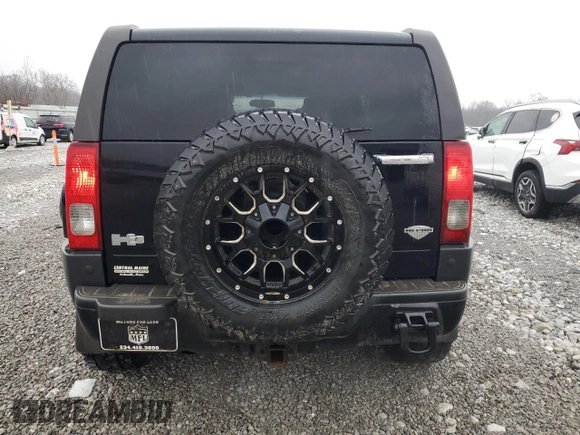 2008 Hummer H3 SUV Alpha with VIN 5GTEN63L988187163, listed as a Copart auction lot 84388474 with 216,831 mi miles and Salvage Title. Bid and sale history available at carsss.com. Image 6.