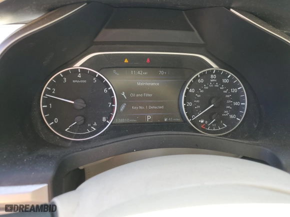 2016 Nissan Murano SV with VIN 5N1AZ2MG0GN120113, listed as a Copart auction lot 44191015 with 138,810 mi miles and Salvage Title. Bid and sale history available at carsss.com. Image 9.