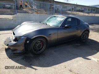 2017 Mazda MX-5 Miata Club with VIN JM1NDAL79H0109335, listed as a Copart auction lot 57070904 with 53,743 mi miles and Salvage title. Bid and sale history available at DreamBid. Image 1.