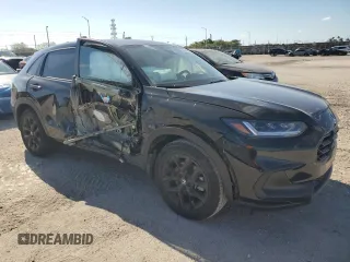 2024 Honda HR-V Sport with VIN 3CZRZ1H58RM729290, listed as a Copart auction lot 50696295 with 7,718 mi miles and Salvage Title. Bid and sale history available at carsss.com. Image 4.
