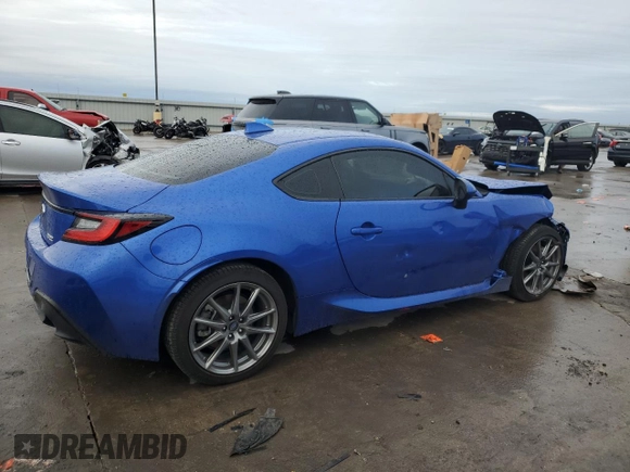 2023 Subaru BRZ Premium with VIN JF1ZDBB18P9705914, listed as a Copart auction lot 83370984 with 0 mi miles and Salvage Title. Bid and sale history available at carsss.com. Image 3.