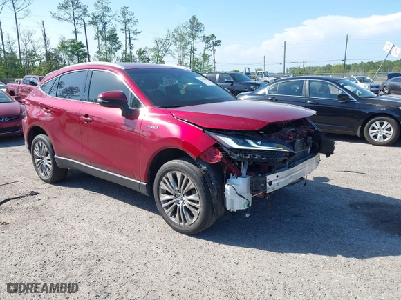 2021 Toyota Venza LE with VIN JTEAAAAH9MJ005799, listed as a IAAI auction lot 41940850 with 72,727 mi miles. Bid and sale history available at carsss.com. Image 1.