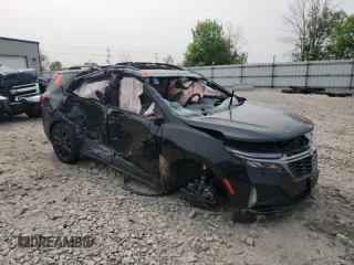 2023 Chevrolet Equinox RS z VIN 3GNAXWEG0PL131877, wystawiony jako Copart lot #58367675 z przebiegiem 27 473 mil mil oraz Szkoda całkowita • Salvage title. Historia ofert i sprzedaży dostępna na DreamBid. Obrazek 4.
