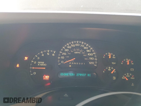 2006 Chevrolet Tahoe LT z VIN 1GNEC13Z26R130659, wystawiony jako Copart lot #59989895 z przebiegiem 279 937 mil mil oraz Szkoda całkowita • Salvage title. Historia ofert i sprzedaży dostępna na DreamBid. Obrazek 9.
