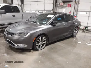 2015 Chrysler 200 C with VIN 1C3CCCCG1FN551259, listed as a IAAI auction lot 41221979 with 98,055 mi miles and . Bid and sale history available at carsss.com. Image 17.