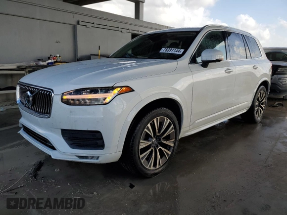 2020 Volvo XC90 Momentum with VIN YV4102CK7L1543516, listed as a Copart auction lot 78391144 with 61,205 mi miles and Salvage Title. Bid and sale history available at carsss.com. Image 1.