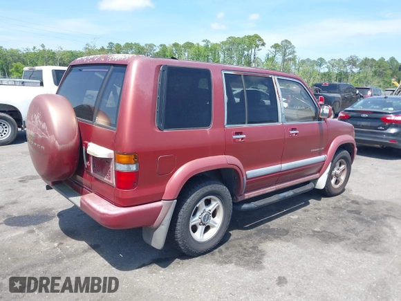 1998 Isuzu Trooper S with VIN JACDJ58XXW7916695, listed as a IAAI auction lot 42135639 with 254,186 mi miles and . Bid and sale history available at DreamBid. Image 4.