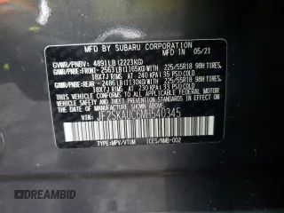 2021 Subaru Forester Limited with VIN JF2SKAUC6MH540345, listed as a Copart auction lot 45773295 with 20,291 mi miles and Salvage Title. Bid and sale history available at carsss.com. Image 13.
