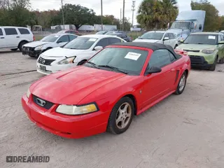 2003 Ford Mustang Deluxe with VIN 1FAFP44433F362647, listed as a IAAI auction lot 41062105 with 168,030 mi miles. Bid and sale history available at carsss.com. Image 2.