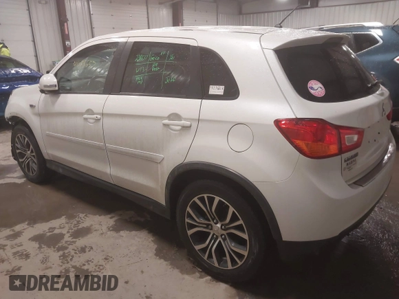 2016 Mitsubishi Outlander Sport 2.4 ES with VIN JA4AR3AW6GZ024477, listed as a IAAI auction lot 41458657 with 109,731 mi miles. Bid and sale history available at carsss.com. Image 3.