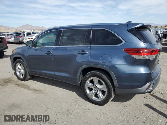 2018 Toyota Highlander Limited with VIN 5TDYZRFH0JS237385, listed as a Copart auction lot 47487395 with 73,081 mi miles and Salvage title. Bid and sale history available at DreamBid. Image 2.
