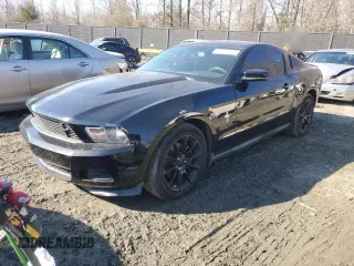 2011 Ford Mustang V6 with VIN 1ZVBP8AM8B5157024, listed as a Copart auction lot 42728065 with 151,370 mi miles and Salvage title. Bid and sale history available at DreamBid. Image 1.