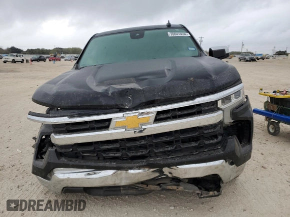 2022 Chevrolet Silverado 1500 LT with VIN 1GCPACEK3NZ571055, listed as a Copart auction lot 78841434 with 32,284 mi miles and Salvage Title. Bid and sale history available at carsss.com. Image 5.