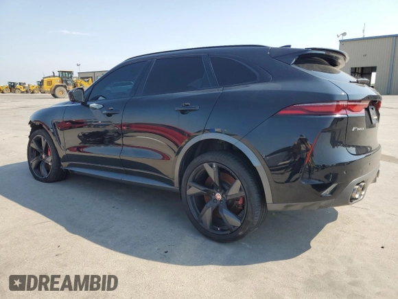 2023 Jaguar F-Pace SVR with VIN SADCZ2EE4PA711647, listed as a Copart auction lot 68720014 with 12,012 mi miles and Clean Title. Bid and sale history available at DreamBid. Image 2.