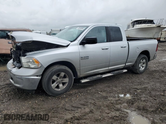 2018 Ram 1500 SLT z VIN 1C6RR6GG9JS317288, wystawiony jako Copart lot #50593095 z przebiegiem 128 698 mil mil oraz Szkoda całkowita • Salvage title. Historia ofert i sprzedaży dostępna na DreamBid. Obrazek 1.