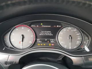 2014 Audi S7 Prestige with VIN WAUW2BFC8EN065736, listed as a Copart auction lot 76977884 with 49,591 mi miles and Salvage Title. Bid and sale history available at carsss.com. Image 9.