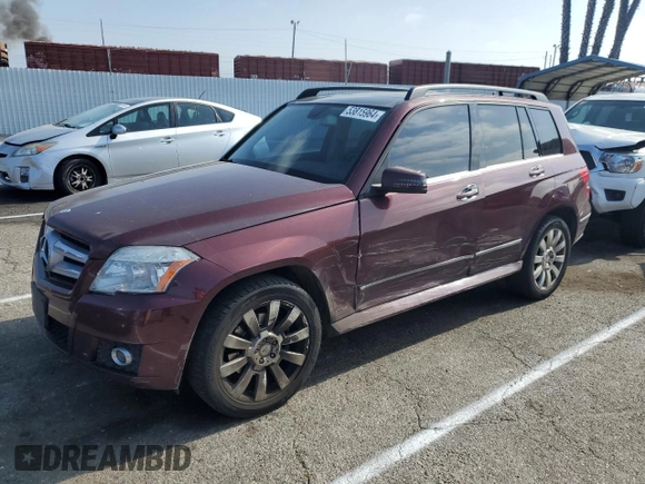 2010 Mercedes-Benz GLK 350 with VIN WDCGG8HBXAF508578, listed as a Copart auction lot 53815964 with 105,867 mi miles and Clean Title. Bid and sale history available at DreamBid. Image 1.