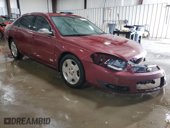 2006 Chevrolet Impala SS with VIN 2G1WD58C969285556, listed as a Copart auction lot 46403665 with 117,982 mi miles and Salvage Title. Bid and sale history available at DreamBid. Image 4.
