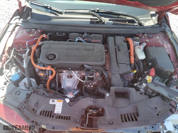2024 Honda Accord Hybrid Touring with VIN 1HGCY2F82RA015445, listed as a Copart auction lot 48548645 with 19,372 mi miles and Salvage Title. Bid and sale history available at carsss.com. Image 12.