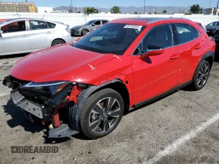 2025 Lexus UX with VIN JTHYBJAH6S2004115, listed as a Copart auction lot 45743095 with 2,429 mi miles and Salvage title. Bid and sale history available at DreamBid. Image 1.