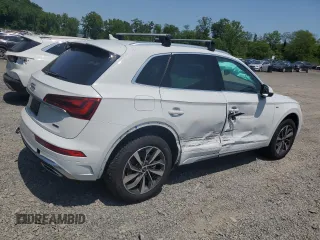 2024 Audi Q5 S line Premium with VIN WA1GAAFY3R2041684, listed as a Copart auction lot 58848705 with 13,434 mi miles and Salvage title. Bid and sale history available at DreamBid. Image 3.
