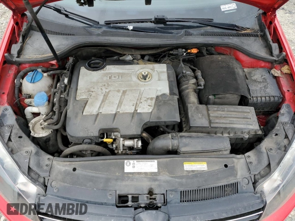 2014 Volkswagen Jetta TDI w/Sunroof z VIN 3VWPL7AJ7EM612140, wystawiony jako Copart lot #56905735 z przebiegiem 149 673 mil mil oraz Szkoda całkowita • Salvage title. Historia ofert i sprzedaży dostępna na DreamBid. Obrazek 11.