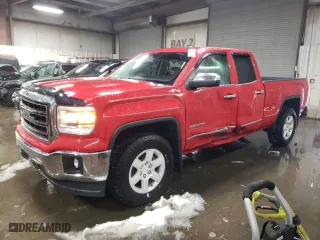 2014 GMC Sierra 1500 SLT with VIN 1GTV2VEC6EZ184525, listed as a Copart auction lot 45531375 with 129,744 mi miles and Salvage Title. Bid and sale history available at carsss.com. Image 1.