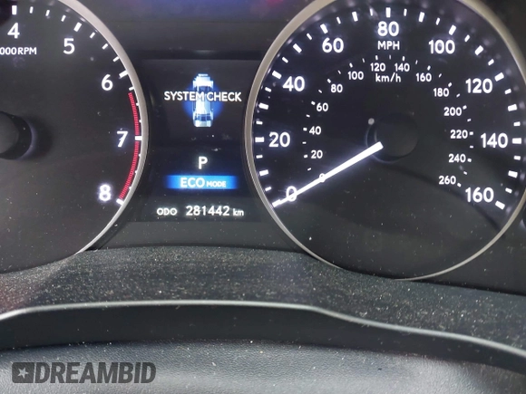 2013 Lexus ES 250 with VIN JTHBK1GG0D2033178, listed as a IAAI auction lot 41423552 with 281,442 mi miles and . Bid and sale history available at DreamBid. Image 7.